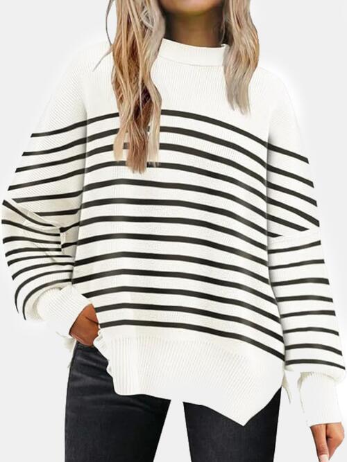 Slit Sides Sweater